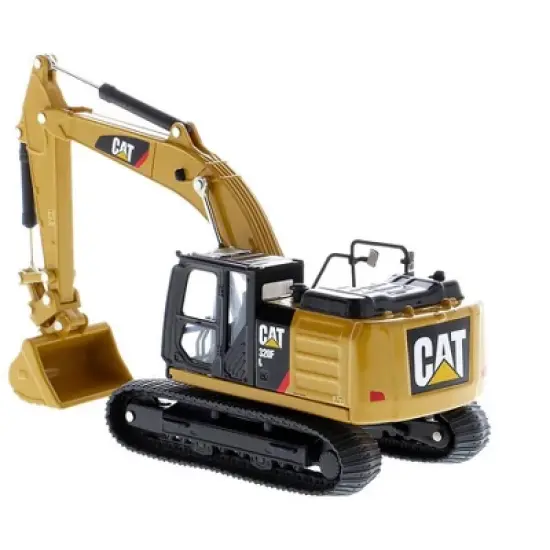 CAT Caterpillar 320F L Hydraulic Tracked Excavator with 5 Work Tools "Play & Collect!" 1/64 Diecast Model by Diecast Masters image {5}