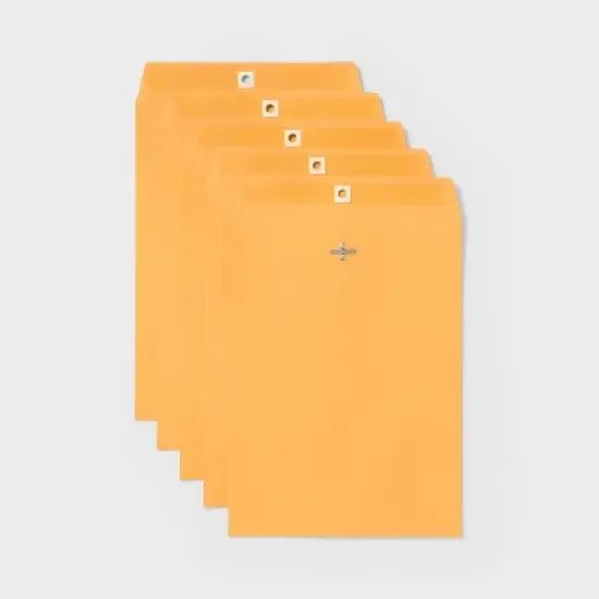 20ct 9" x 12" Clasp Closure Manila Envelopes - up&up&trade;: Beige Paper, Mailing Packaging, Stationery, Office Supplies image {2}