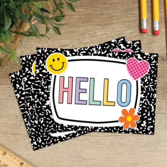 Teacher Created Resources&reg; Cool for School Hello Postcards, 30 Per Pack, 6 Packs image {3}