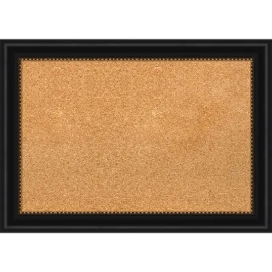Amanti Art Manhattan Framed Corkboard, Natural Cork image {8}