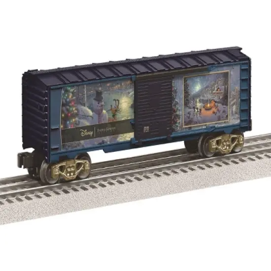 Lionel Thomas Kinkade Studios - Disney Mickey and Minnie Christmas Lodge Boxcar image {1}