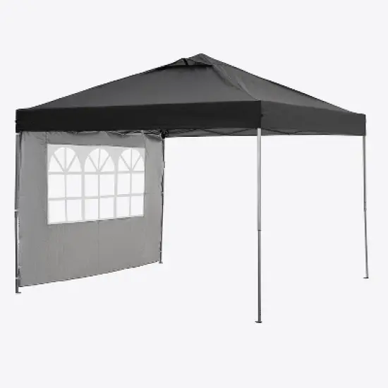 Ainfox 10'&times;10' Pop-up Canopy Tent Portable Gazebo With Sidewalls image {5}