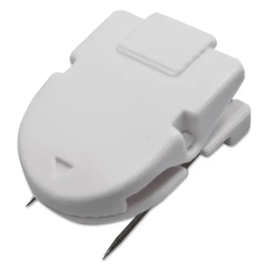 Advantus Panel Wall Clips for Fabric Panels Standard Size White 4/Pack 75300 image {2}