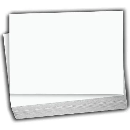 Hamilco White Cardstock - Flat 4 X 6" 65 lb Card Stock for Printer - 100 Pack image {7}