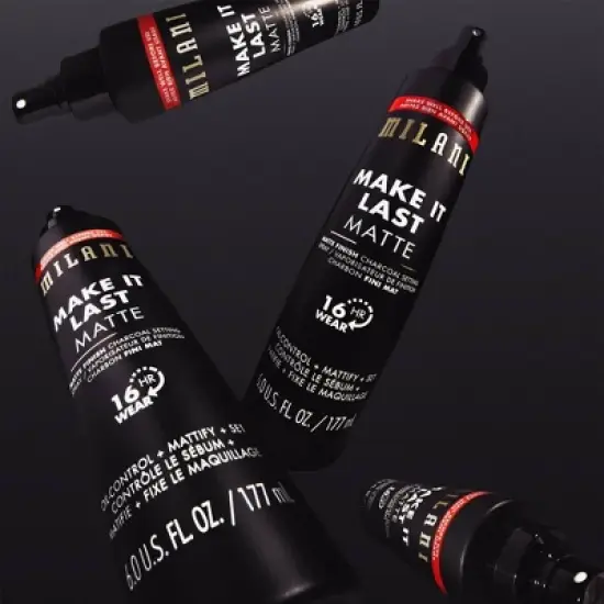Milani Make It Last Matte Finish Charcoal Setting Spray image {4}