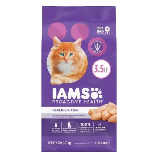 IAMS Proactive Health with Chicken Kitten Premium Dry Cat Food image {6}