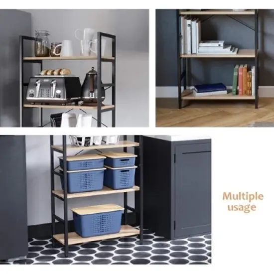 Bestier 5 Tier Adjustable Multifunctional Storage Display Bookcase 26 Inch image {2}