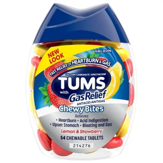 Tums Chewy Bites + Gas Relief Chewable - 54ct image {12}