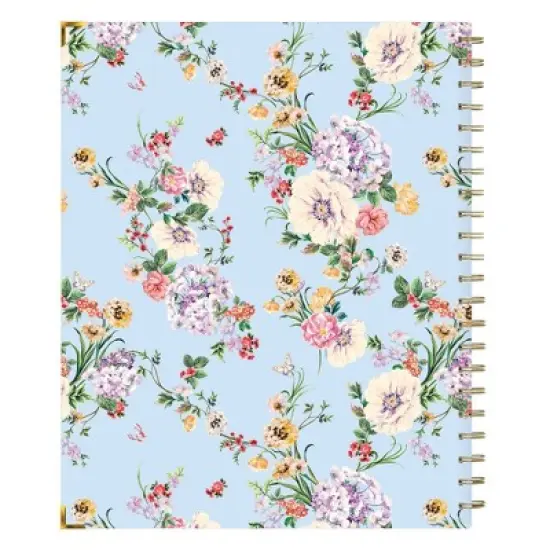 Day Designer 8.5"x11" 2025-2026 Weekly/Monthly Wirebound Planner Hardcover Springtime Blue image {12}
