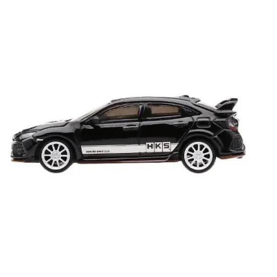 Honda Civic Type R (FK8) RHD Black "HKS" Limited Edition to 1,200 pcs 1/64 Diecast Model Car by True Scale Miniatures image {1}
