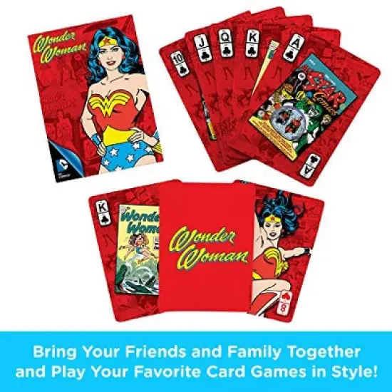 AQUARIUS DC Comics Wonder Woman Themed Playing Cards image {6}