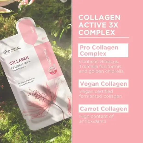 Mediheal Collagen Essential Mask - 10 count image {2}