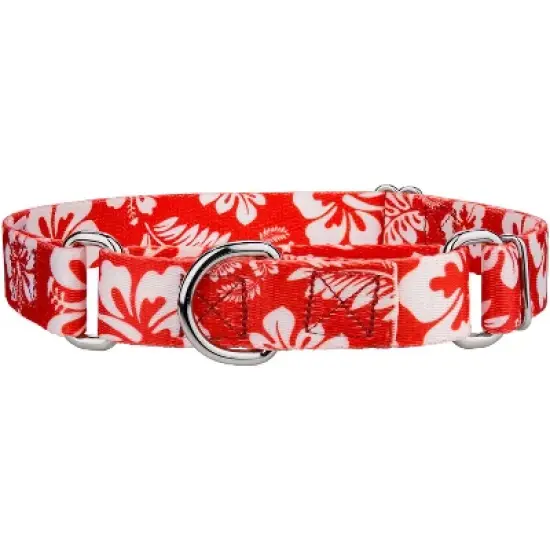 Country Brook Petz - Red Hawaiian Martingale Dog Collar image {4}