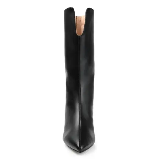 Journee Collection Womens Esperanza Tru Comfort Foam Wide Calf Pointed Toe Mid Calf Boots image {5}