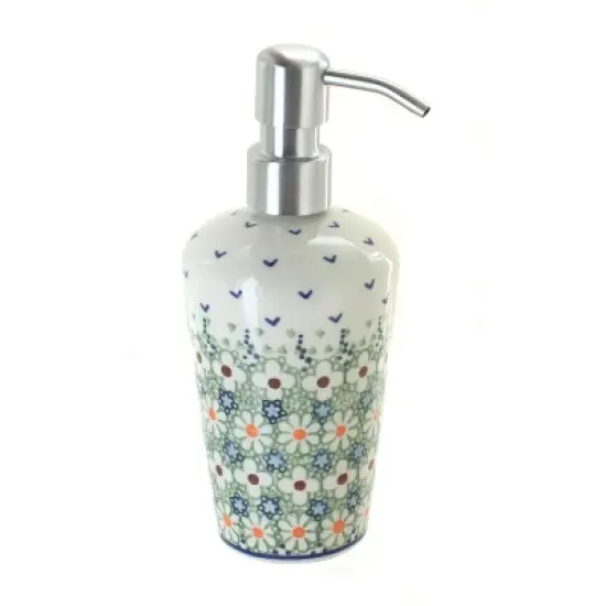 Blue Rose Polish Pottery B009 Manufaktura Soap Dispenser image {8}
