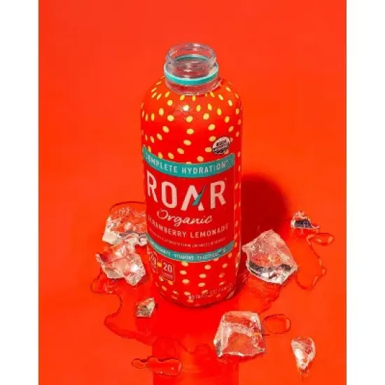 Roar Organic Strawberry Lemonade Enhanced Juice Drink - 18 fl oz Bottle image {3}