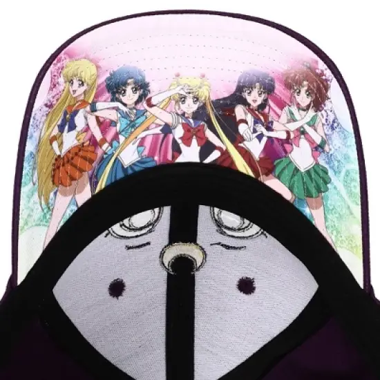 Sailor Moon Luna Cat Face Snapback Hat image {3}