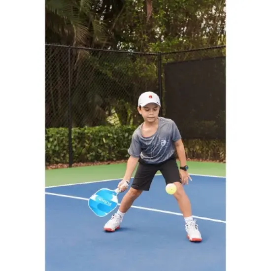 GAMMA Sports Fusion React Pickleball Paddle - Blue: Polypropylene Core, 4-1/4" Grip Size image {6}