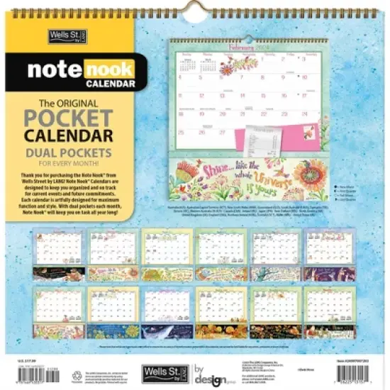 Lang 2024 Wall Calendar 12"x12" Simple Inspirations image {2}