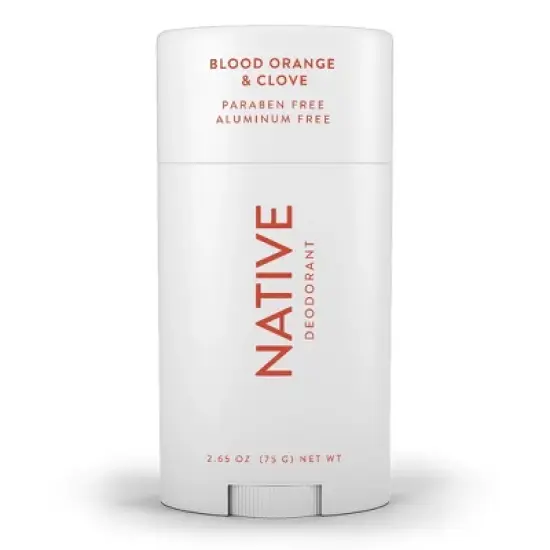 Native Solid Deodorant for Men & Women - Blood Orange & Clove - Aluminum-Free 2.65oz image {9}