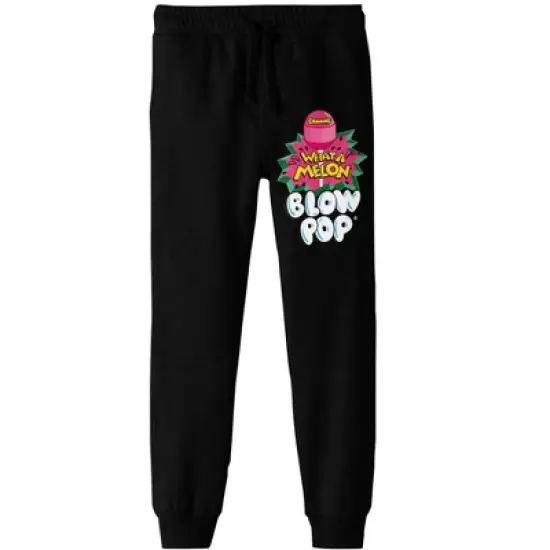 Blow Pop What A Melon Graphic Youth Black Jogger Pants image {3}