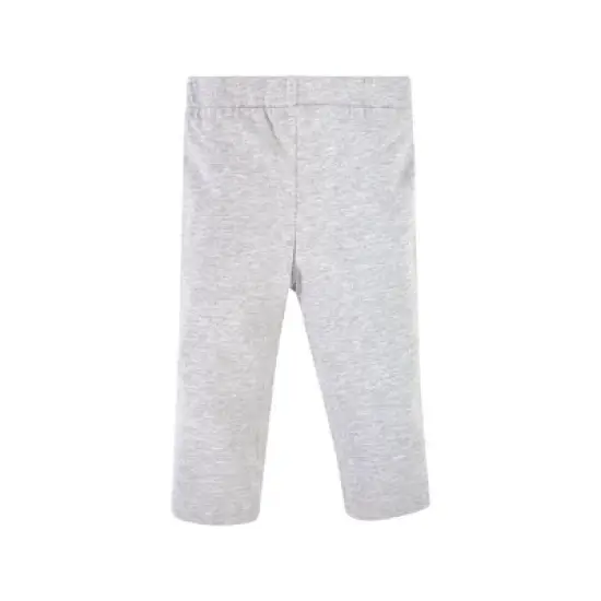 Hudson Baby Toddler Girl Quilted Cotton Dress and Leggings, Silver Snowflakes image {3}