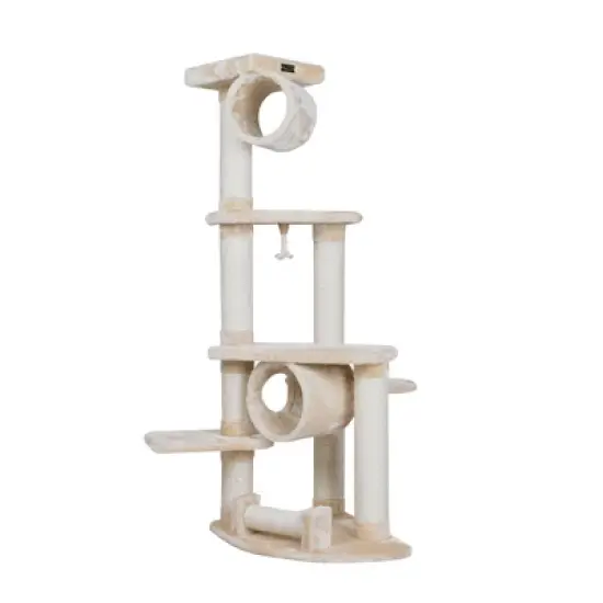 Armarkat 74" H Press Wood Real Wood Cat Tree With Cured Sisal Posts for Scratching, A7463 image {1}
