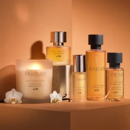 MIX:BAR Flame Candles - Vanilla Bourbon - 7oz image {4}