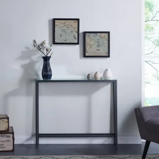 Dillard Narrow Console Table Gray - Aiden Lane image {2}