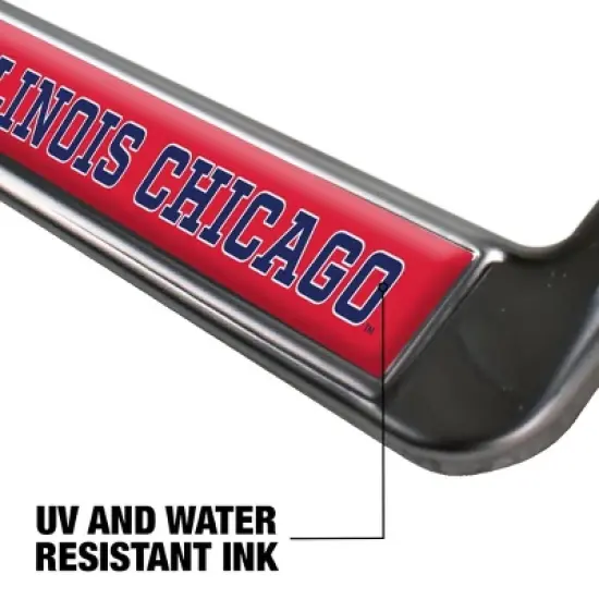 UIC Alumni Logo Full Size Standard License Plate Metal Frame image {5}