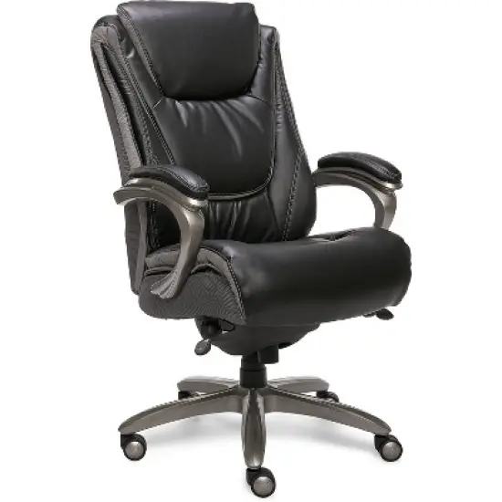 Big & Tall Smart Layers Premium Ultra Executive Chair Bliss Black Bonded Leather - Serta image {4}