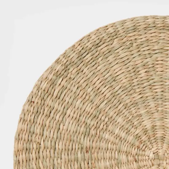 15" Round Woven Seagrass Charger Natural - Threshold&trade; image {3}