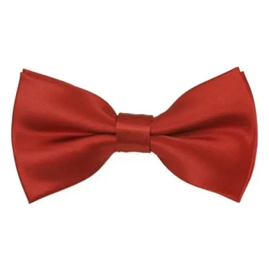 Men's Solid Color 2.5 W And 4.5 L Inch Pre-Tied adjustable Bow Ties image {38}