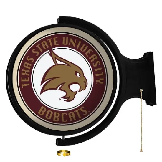 University Original Round Rotating Lighted Wall Sign image {84}