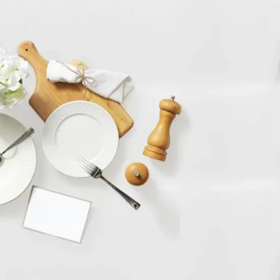 55"x55" Square Polyester Stain Resistant Solid Tablecloths Snow White - PiccoCasa image {3}