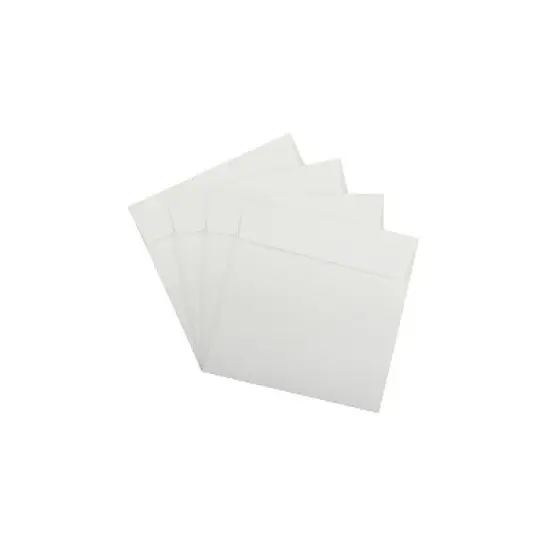 JAM Paper 8.5 x 8.5 Square Strathmore Invitation Envelopes Bright White Wove 50/Pack (900858534i) image {2}