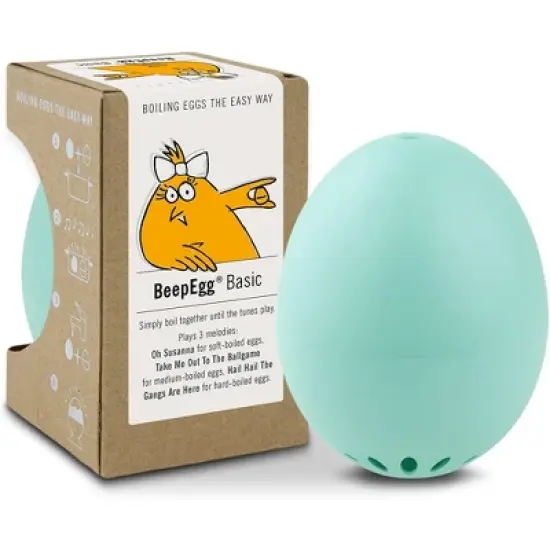BrainStream BeepEgg Basic Egg Timer - Plays Tunes When Eggs Are Ready, Works with Any Egg Size, Temperature-Sensitive for Precise Cooking (Turquoise) image {7}
