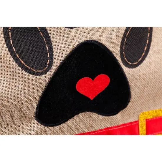 Evergreen Flag Dogs Welcome People Tolerated Garden Burlap Flag image {6}