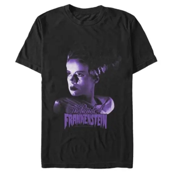 Men's Universal Monsters The Bride of Frankenstein Logo T-Shirt image {4}