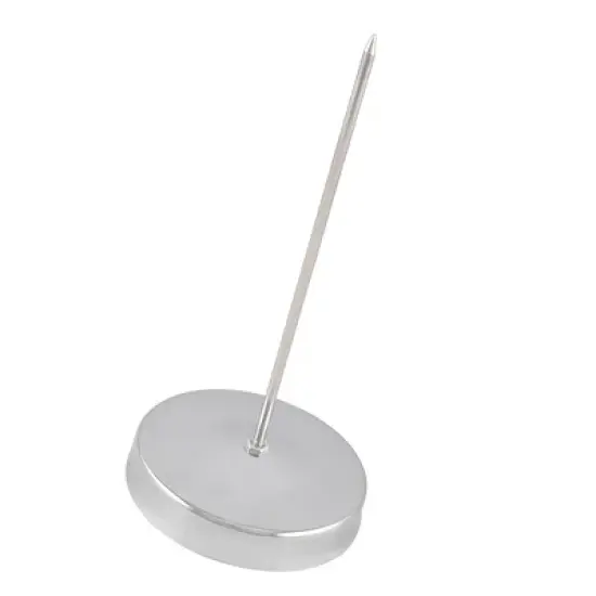 Unique Bargains Straight Rod Memo Spike Stick Bill Fork for Receipt Counter Desk 140mm Length image {1}