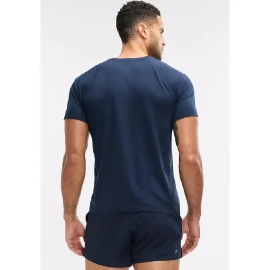 Peloton Men's Tech Jersey Short Sleeve, Navy Blazer image {2}