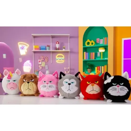 Hangry Petz: Cooper Husky - 12" Grey & White Animal Plush image {9}