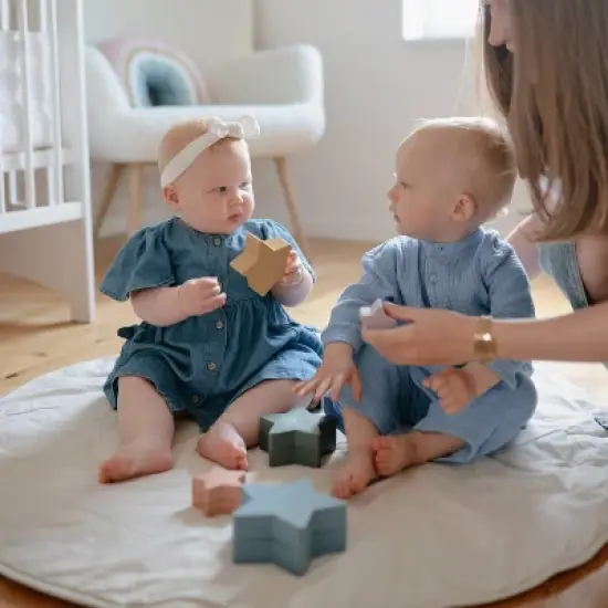 Mushie Nesting Stars - Retro - 5pk image {3}