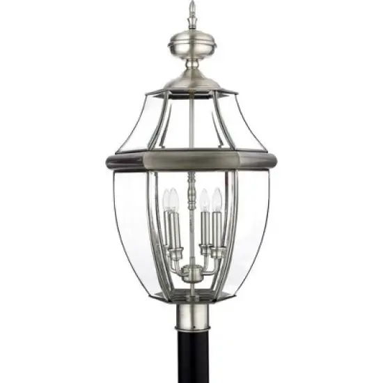 Quoizel Lighting Newbury 4 - Light Post Light in  Mystic Black image {1}