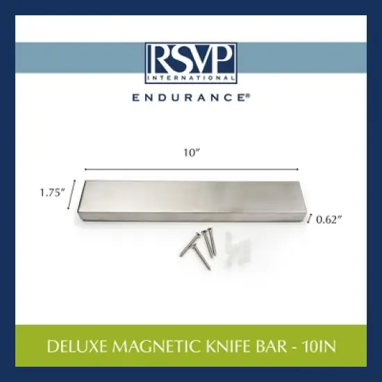 Rsvp Deluxe Magnetic Knife Bar - 10In image {7}