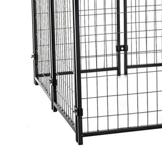 Lucky Dog 4' x 4' x 4.5' Covered Wire Dog Fence Kennel Pet Play Pen (3 Pack) image {3}