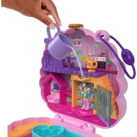 Polly Pocket Groom & Glam Poodle Compact Playset image {5}