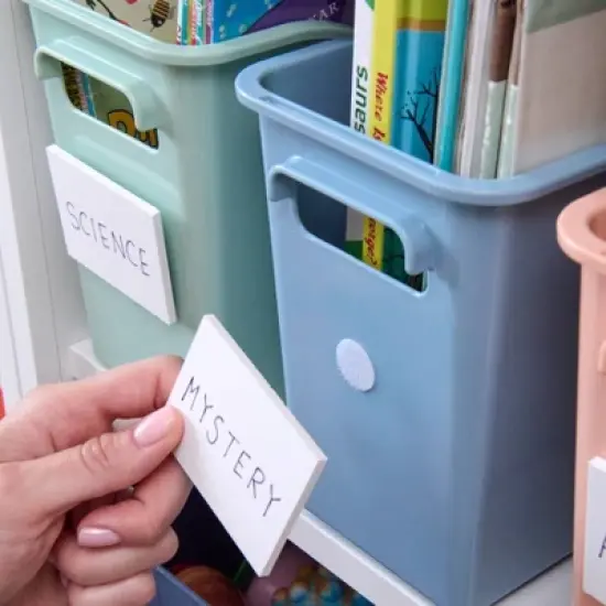 Wrap-It Stick 'Em Dots 0.75" 50 Sets White image {4}