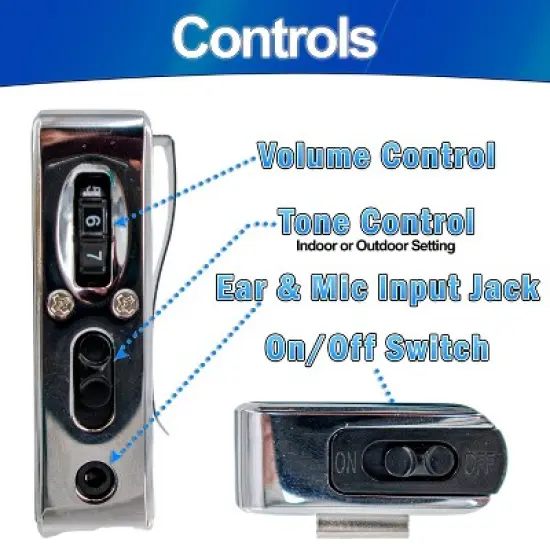 5 Star Super Deals Magic Ear Hearing Aid - Personal Sound Amplifier & Voice Enhancement - Adjustable Volume & Tone - 50dB Digital Gain Amplification image {1}