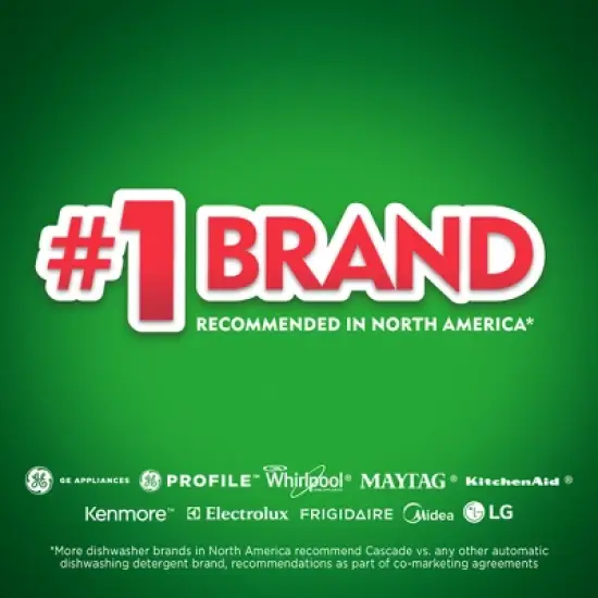 Cascade Platinum ActionPacs Dishwasher Detergents - Fresh Scent image {11}